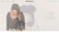 Desktop Screenshot of mariahclothing.com
